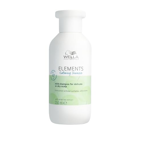 Wella Professionals ELEMENTS Champú Calmante - Cuero cabelludo seco y delicado - Sin Siliconas ni Sulfatos, 250ml