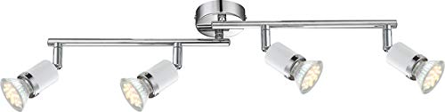 Preisvergleich Produktbild Globo 579964 GU10 LED finaceiling Lampe, Chrom weiß