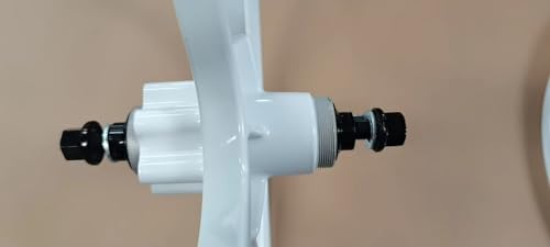 R4 29\" BMX 700c Bicycle 5 Spoke Mag Alloy Wheel Sets W/Freewheel (White)