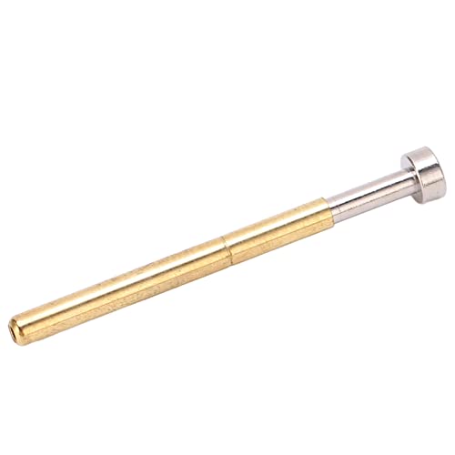 Image of Pogo Pin Flat Head PCB Testing Probes Spring Loaded Brass Material 2.36mm Tube Diameter 34mm Length 100pcs