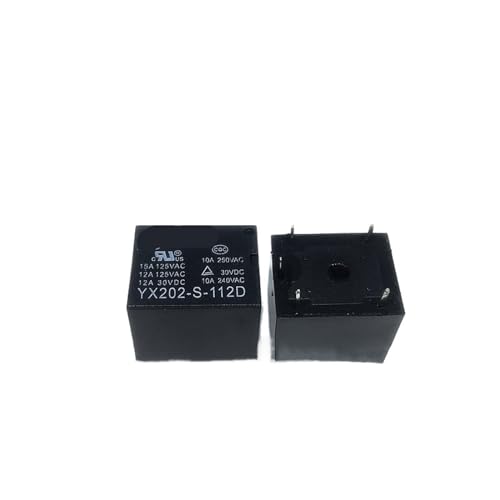 Relais T73 YX202-S-112D 12VDC composant électronique 5 broches 15A mini