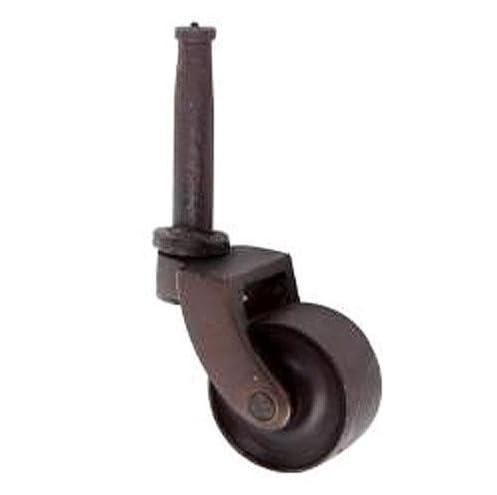 Van Dyker's Restorers Vintage Classic Solid Brass Swivel Caster Wheel (1 Piece), Bronze, 1 Inch Wheel
