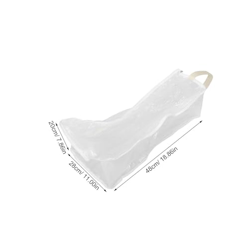 Evita dobleces en tus botas altas de vaquero usando este protector de PVC transparente 2