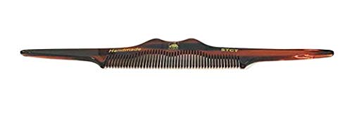 G.b.s Stylish Stct Handmade Hair Comb- Cellulose Acetate Unbreakable Combs, Mustache Comb For Men’s, Teasing Hair Comb, Unique Design, Tortoise Shell Anti-Static, Fine Tooth Pack Of 3 #TOP2