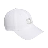 adidas Men's Ultimate Relaxed Adjustable Cap, White/Silver Metallic, ONE SIZE