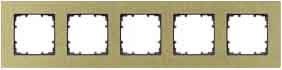 Bjc delta miro metal - Marco quintuple d.miro 374x90mm oxido amarillo