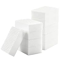 10 Stück Schmutzradierer Schwamm, 2X Plus Zauberschwamm Schmutzradierer Radierschwamm Magic Eraser Melamin Schwamm, Putzschwamm, Reinigungsschwamm Wandradierer Weiß für Haushalt,Küche,Bad,Wand,Schuhen