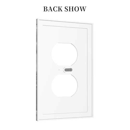 Decorative Outlet Covers Rustic Deer Elk Forest Grey Wood Board 1 Gang Duplex Light Switch Cover Plate Wall Plates for Electrical Outlets Switchplate Faceplate