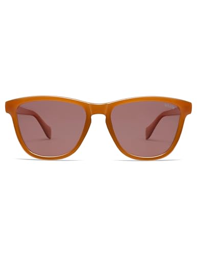 Image of SOJOS Polarized Retro Large Rectangular Sunglasses BALEEN