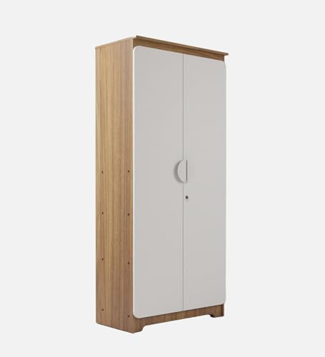 Image of COUCH CULTURE Astona 2 Door Engineered Wood Wardrobe (Design 2)