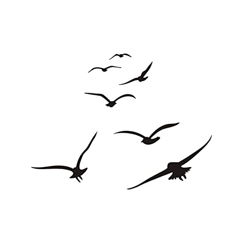 Vinilo Decorativo Achang Silueta Minimalista de Gaviota
