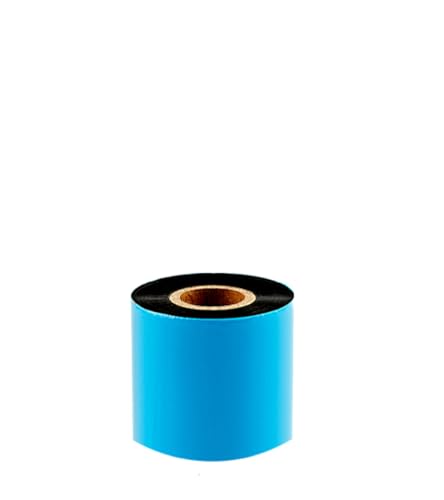 Image of 1 Roll 2.36" x 984' Premium Enhanced Wax Thermal Transfer Ribbon | 60mm x 300m Black Industrial Barcode Label Printer Ribbon - Compatible with Zebra, TSC, GoDex, Citizen, 1" Core