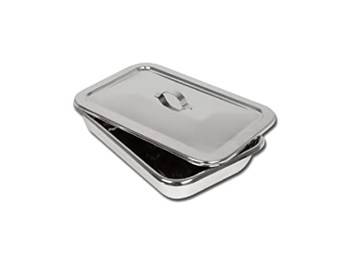 GIMA 26606 Instrumententablar mit Deckel, 264 mm x 172 mm x 47 mm