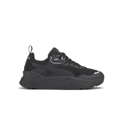 PUMA Kids Boys Trinity Lace Up Sneakers Shoes Casual - Black