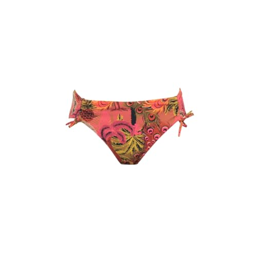 Bas de Maillot de Bain Boxer Réglable Ramatuelle Orange de Luxe