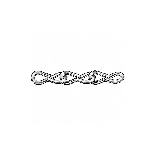 Jack Chain, Single, Brass, Sz 14, 11Lb, 100Ft