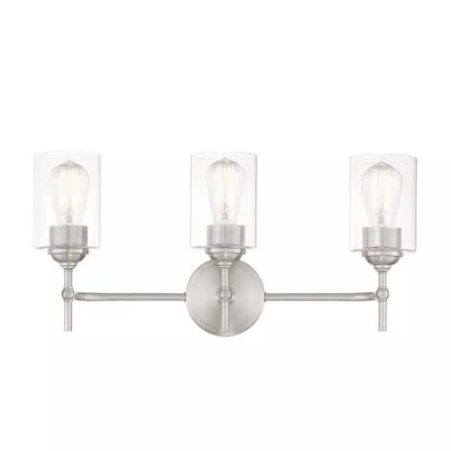 Ayelen 3-Light Vanity Fixture Brushed Nickel