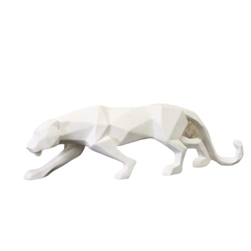 BINLIN Sculpture Statue Cadeau Statue De Panthère Résine Artisanat Sculpture Animale Ornement Créatif Décoration De La Maison Accessoires Cadeau