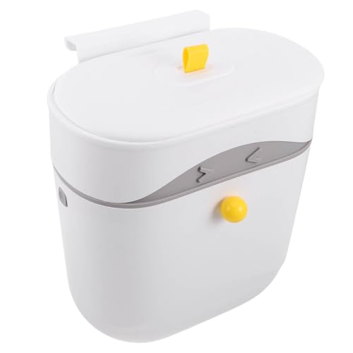 Space-Saving Kitchen Cabinet Compost Bin with Lid
