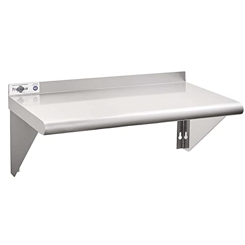 Image of Profeeshaw NSF Stainless Steel Shelf 14 inch x 24 inch, Commercial Wall Shelving