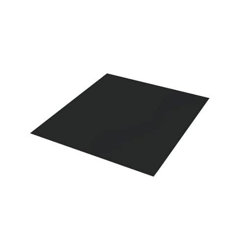 0.020 (25 ga.) x 24" x 24" Painted Steel Sheet Matte Black Durable Steel Material Industrial Projects Custom Fabrication Precision Machining Mechanical DIY Metalwork