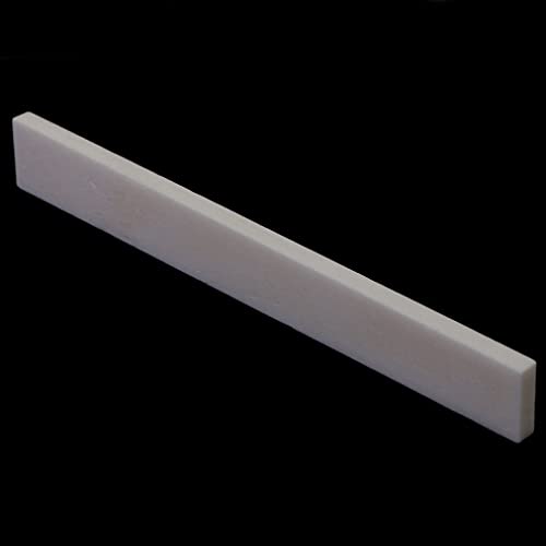 Sharplace Reserveset met 5 ongesnijde 80 mm zadels van ivoorkleurig runderbot voor gitaaronderdelen - Image 4