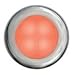Slim Line Round Courtesy Lamp Red Bezel Stainless Steel