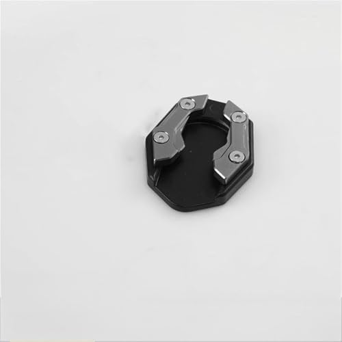 CNCアルミ合金製バイク用キックスタンド サイドスタンド延長パッド 拡張プレート に適合する NMAX AEROX155 Nvx155 XMAX 250 300用