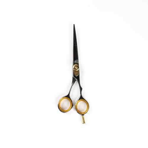 Forbici da barbiere professionali per salone e parrucchiere, artigianali in acciaio al carbonio per massima affilatura (6.5 Inches offset)