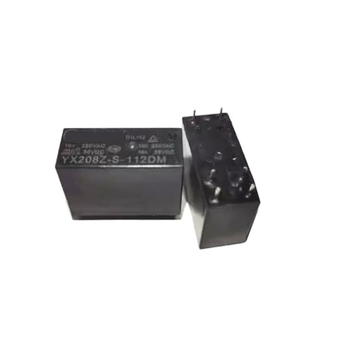 Relais YX208ZS112DM 12V DC 16A 6 broches pour réparation électronique
