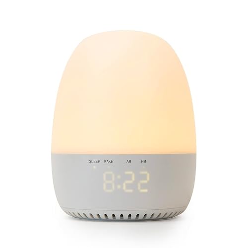 Image of Yogasleep Light to Rise White Noise Sound Machine & Sleep Trainer with Night Light. Sleep Aid for Baby & Toddler, 30 Soothing Sounds Including Lullabies & Nature Sounds, Registry & Nursery Must Have