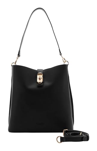 Sac à épaule bandoulière SEIDENFELT Eiby design hobo chic noir