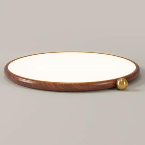 Lampe en fer à intensité variable style nordique bois