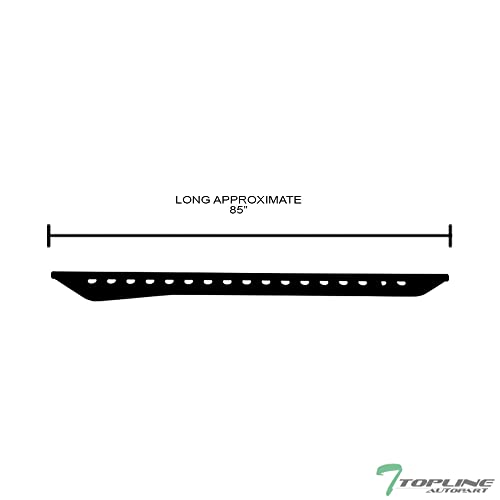 Estribos laterales negros estilo Rocker para Dodge Ram 1500 miniatura 3