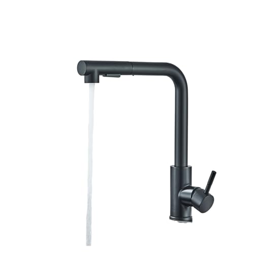 Robinet évier de cuisine extractible double modèle à jet réglable