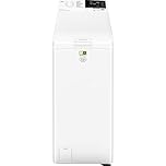 AEG Lavatrice Carica dall'Alto Serie 6000 LTR6G37A, 7 kg, Classe A, Tecnologia ProSense, Display LCD Touch, Eco TimeSave,1251 giri/min, Design Compatto, Soft Opening, 599x397x903 mm, Bianco