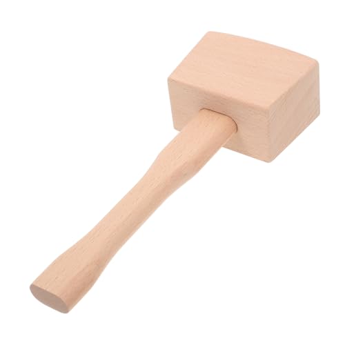SHINEOFI Marteau Bois Multifonctionnel Pour Travail Du Et Du Bois Outil De Menuiserie Hêtre Léger Et Robuste Pours Projets De Bricolage