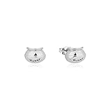  Disney Couture Kingdom - Pendientes chapados en oro blanco con diseño de Winnie the Pooh