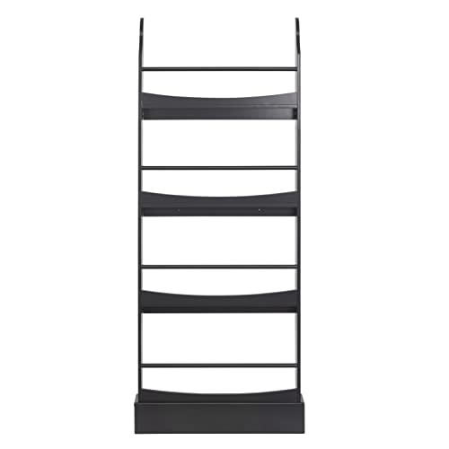 Utex Kids Bookshelf,4 Tiers Children's Bookcases And Storage, Kids Bookcase Rack Wall For Bedroom,Study Living Room,Charcoal #TOP6