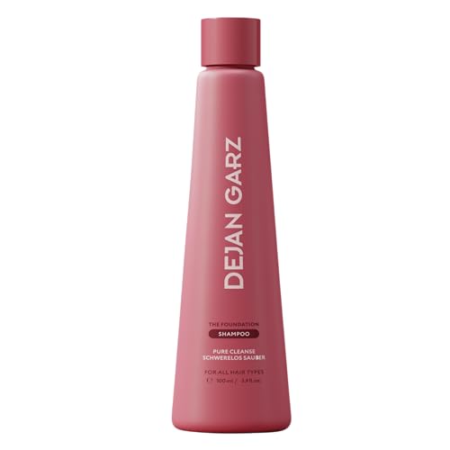 Dejan Garz Shampoo für intensive Feuchtigkeit The Foundation Sanfte Tiefenreinigung & Frizz-Kontrolle Für alle Haartypen Leichtgewicht mit Panthenol & Glycerin Shampoo in Reisegröße (100 ml)