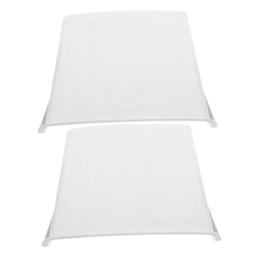 Protector para cámara de seguridad exterior jojofuny de plástico blanco en pack de 2 unidades