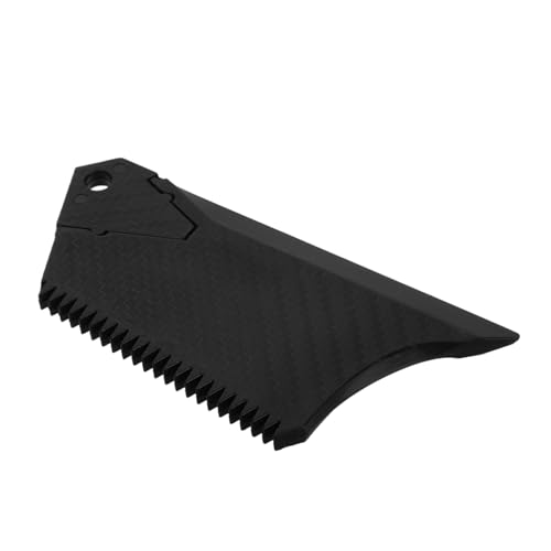BESPORTBLE Surfboard Wax Comb Remover Scraper for Easy Waxing All Surfboard Types Construction Carbon Texture for Smooth Application