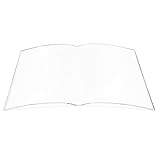 Superior Essentials Clear Transparent Book Protector/Page Holder (Large Book/Magazine Size-16.5' Wide x 11' Tall)