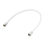 sourcing map RG6 Coaxial Cable with F Type Male to F Type Male Connectors 1 ft