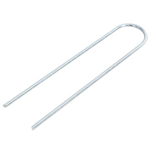 Anclaje de suelo en U de 20 cm en acero galvanizado para fijación de lonas y tiendas (25 uds) 3