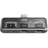 Satechi USB C Mobile Hub, 4-in-1 USB C Multiport Adapter, 4K HDMI, 100W Pass-Through Charging, 10Gbps Data, 3.5mm Audio Jack, for iPhone, iPad, MacBook, Switch, More