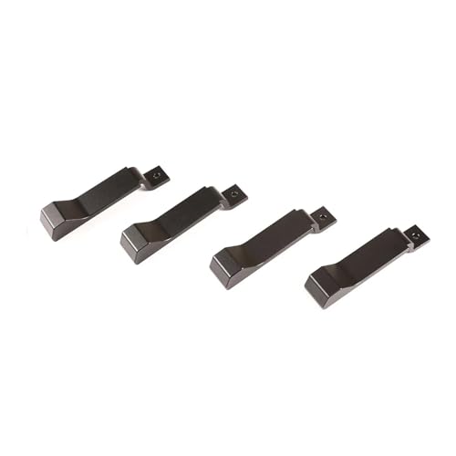 Cache poignée de loquet intérieur pour Land Rover Defender 90 110 2004-2019 noir x4