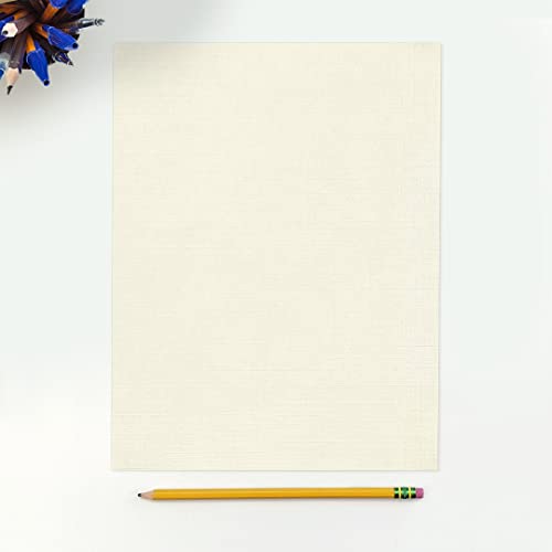 Luxpaper 8.5" X 11" Cardstock | Letter Size | Natural Linen | 100Lb. Cover (183Lb. Text) | 250 Qty #TOP2