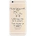 iPhone 8 / 7 Compatible , Colorful Flexible Ultra Slim Translucent Apple iPhone Case Cover - Unicorn Quote