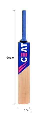 Image of Pro Play Popular Willow Cricket Bat Full Size with Bat Cover Play for Plastic Ball | Rubber Ball | Tennis Ball (CEAT)